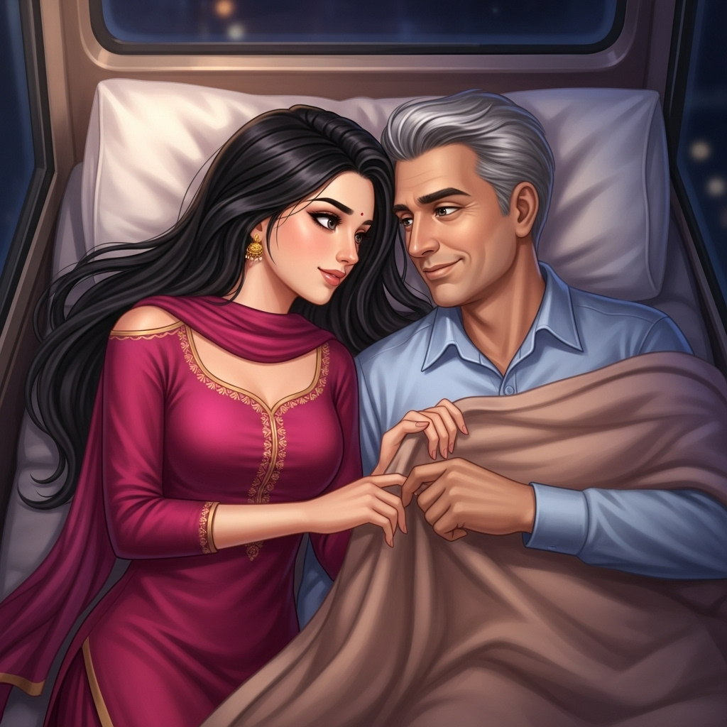 Archana under blanket embrace