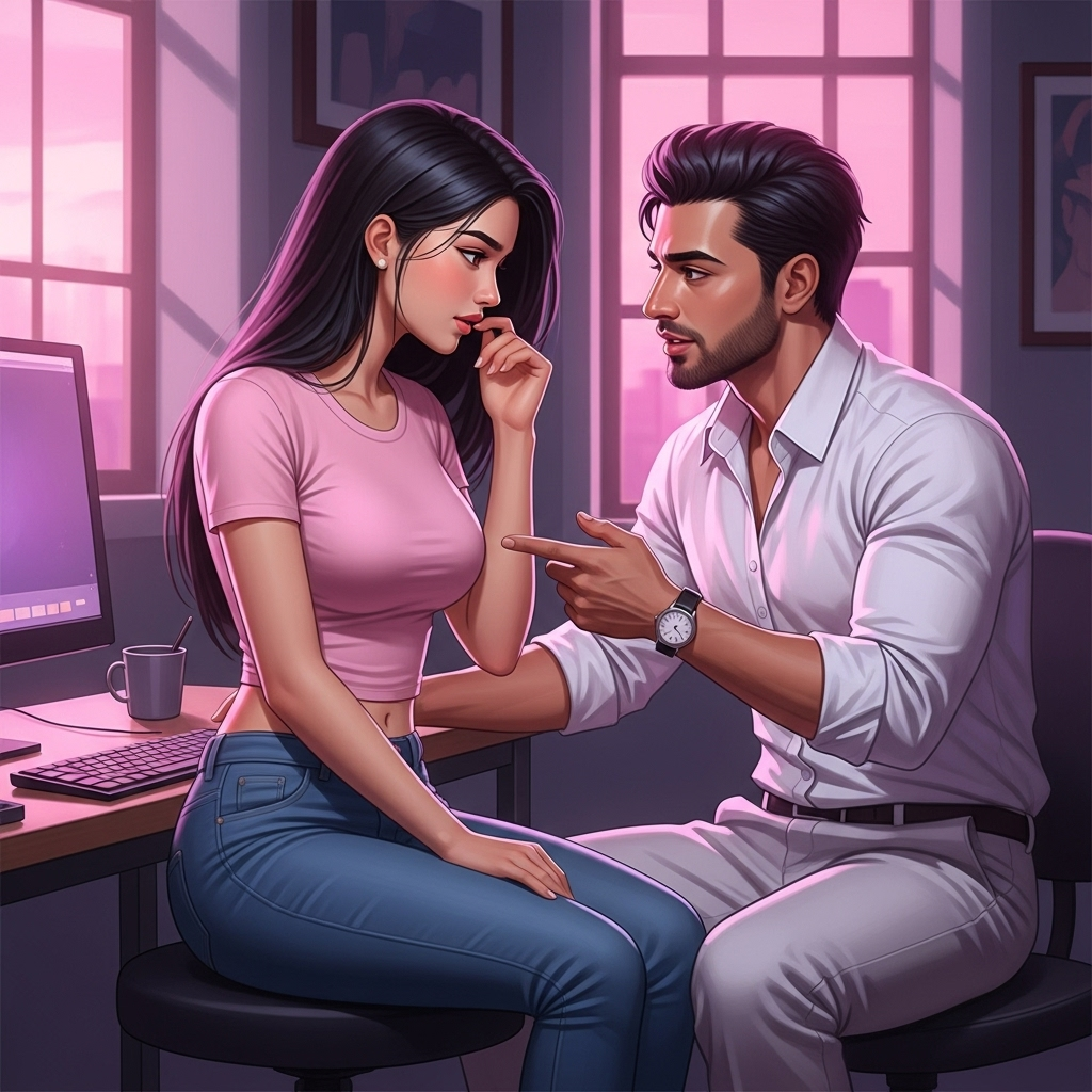 ల్యాబ్‌లో అర్చన, సురేష్ సర్ సన్నిహిత చర్చ